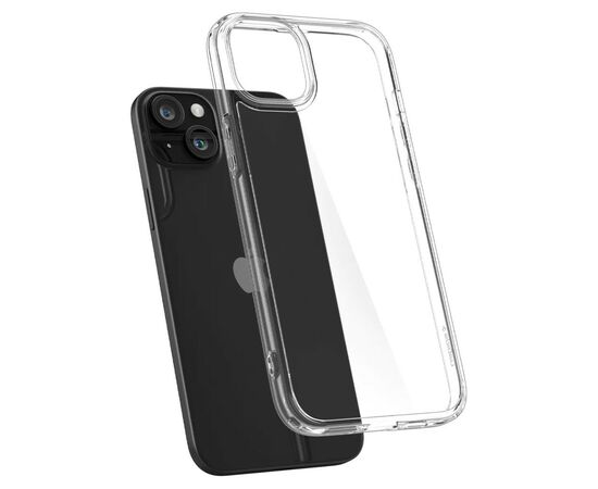 Чехол для мобильного телефона Spigen Apple iPhone 15 Plus Ultra Hybrid Crystal Clear (ACS06653), изображение 9 Чехол для мобильного телефона Spigen Apple iPhone 15 Plus Ultra Hybrid Crystal Clear (ACS06653), изображение 9