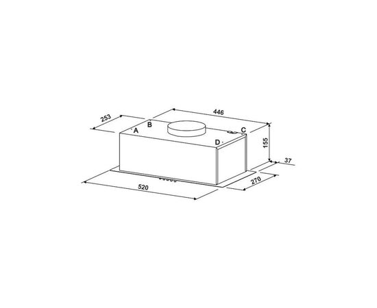 Вытяжка кухонная Jantar BILT 650 LED 52 WH, изображение 11 Вытяжка кухонная Jantar BILT 650 LED 52 WH, изображение 11
