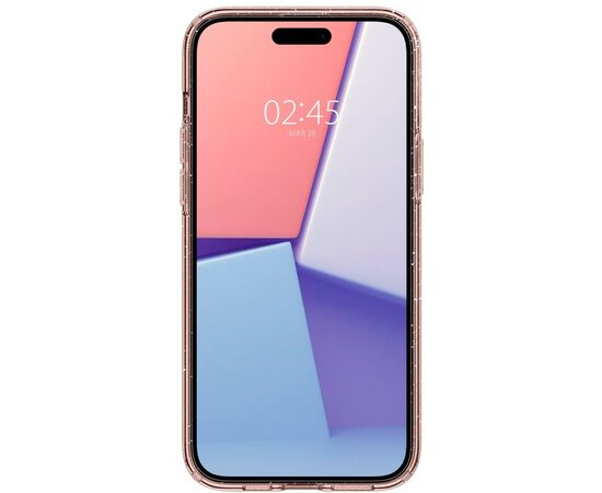 Чехол для мобильного телефона Spigen Apple iPhone 15 Plus Liquid Crystal Glitter Rose Quartz (ACS06649), изображение 11 Чехол для мобильного телефона Spigen Apple iPhone 15 Plus Liquid Crystal Glitter Rose Quartz (ACS06649), изображение 11
