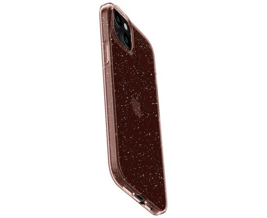 Чехол для мобильного телефона Spigen Apple iPhone 15 Plus Liquid Crystal Glitter Rose Quartz (ACS06649), изображение 8 Чехол для мобильного телефона Spigen Apple iPhone 15 Plus Liquid Crystal Glitter Rose Quartz (ACS06649), изображение 8