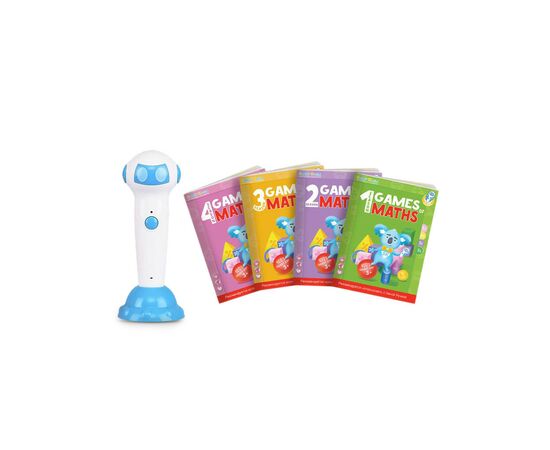 Интерактивная игрушка Smart Koala Набор интерактивных книг "Игры математики" 1-4 сезон (SKB1234GM), изображение 2 Интерактивная игрушка Smart Koala Набор интерактивных книг "Игры математики" 1-4 сезон (SKB1234GM), изображение 2