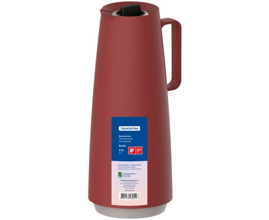 Термос Tramontina Exata 1 л Червоний (61636/106), зображення 10 Термос Tramontina Exata 1 л Червоний (61636/106), зображення 10