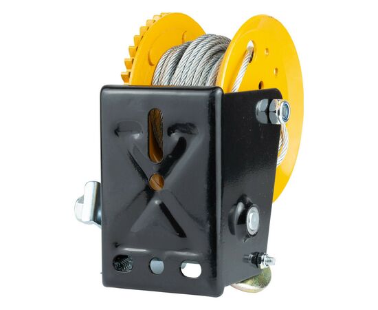 Лебідка Sigma ручна барабанна, сталевий трос 10мx5мм, 550кг (6134011), зображення 11 Лебідка Sigma ручна барабанна, сталевий трос 10мx5мм, 550кг (6134011), зображення 11