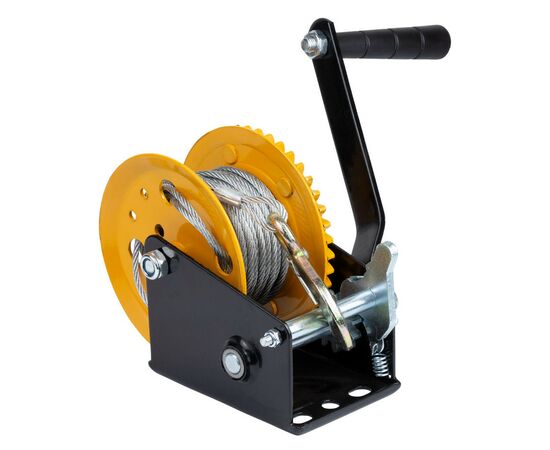Лебідка Sigma ручна барабанна, сталевий трос 10мx5мм, 550кг (6134011), зображення 5 Лебідка Sigma ручна барабанна, сталевий трос 10мx5мм, 550кг (6134011), зображення 5