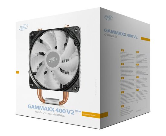 Кулер для процессора Deepcool GAMMAXX 400 V2 BLUE, изображение 10 Кулер для процессора Deepcool GAMMAXX 400 V2 BLUE, изображение 10