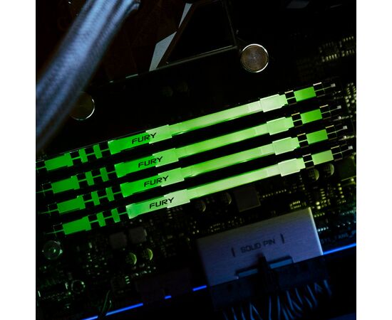 Модуль памяти для компьютера DDR4 8GB 3200 MHz Fury Beast RGB Kingston Fury (ex.HyperX) (KF432C16BBA/8), изображение 11 Модуль памяти для компьютера DDR4 8GB 3200 MHz Fury Beast RGB Kingston Fury (ex.HyperX) (KF432C16BBA/8), изображение 11
