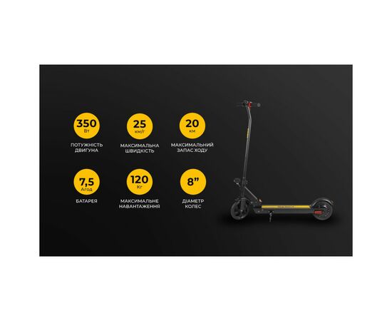 Электросамокат Gemix GM18 Back (GM18BK), изображение 8 Электросамокат Gemix GM18 Back (GM18BK), изображение 8
