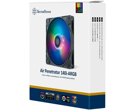 Кулер для корпуса Silver Stone SST-AP140I-ARGB, изображение 12 Кулер для корпуса Silver Stone SST-AP140I-ARGB, изображение 12