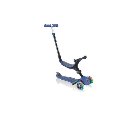 Самокат Globber Go up foldable plus синій з підсвічуванням (643-100)