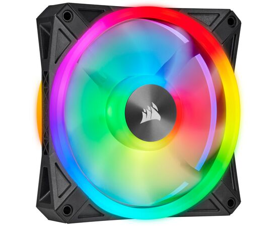 Кулер для корпуса Corsair iCUE QL120 RGB 3 Fan Pack (CO-9050098-WW), изображение 12 Кулер для корпуса Corsair iCUE QL120 RGB 3 Fan Pack (CO-9050098-WW), изображение 12