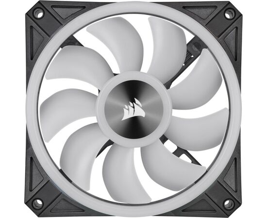 Кулер для корпуса Corsair iCUE QL120 RGB 3 Fan Pack (CO-9050098-WW), изображение 2 Кулер для корпуса Corsair iCUE QL120 RGB 3 Fan Pack (CO-9050098-WW), изображение 2