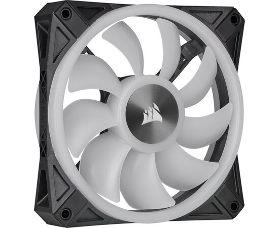 Кулер для корпуса Corsair iCUE QL120 RGB 3 Fan Pack (CO-9050098-WW), изображение 3 Кулер для корпуса Corsair iCUE QL120 RGB 3 Fan Pack (CO-9050098-WW), изображение 3