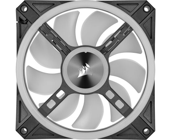 Кулер для корпуса Corsair iCUE QL120 RGB 3 Fan Pack (CO-9050098-WW), изображение 4 Кулер для корпуса Corsair iCUE QL120 RGB 3 Fan Pack (CO-9050098-WW), изображение 4