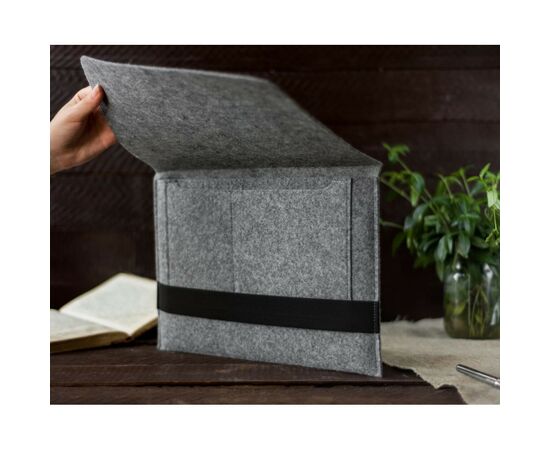 Чехол для ноутбука Gmakin 14 Macbook Pro, horizontal, Light Gray (GM15-14), изображение 11 Чехол для ноутбука Gmakin 14 Macbook Pro, horizontal, Light Gray (GM15-14), изображение 11