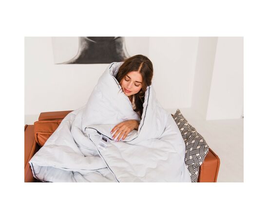 Ковдра MirSon вовняна №1361 Royal Pearl Hand Made Демісезонна 200x220 см (2200001532106), зображення 11