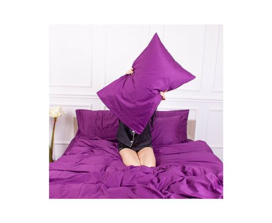 Постельное белье MirSon Сатин 0846 Lilac 175х210 двуспальный (2200002025874), изображение 11
