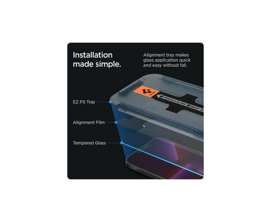 Стекло защитное Spigen Apple Iphone 14 Plus/13 Pro Max tR EZ Fit Transparency Sensor (AGL03375), изображение 11 Стекло защитное Spigen Apple Iphone 14 Plus/13 Pro Max tR EZ Fit Transparency Sensor (AGL03375), изображение 11