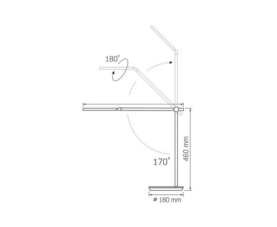 Настольная лампа TITANUM LED 20W 4100K (VL-TF15W), изображение 7 Настольная лампа TITANUM LED 20W 4100K (VL-TF15W), изображение 7