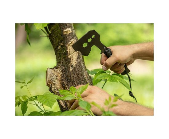 Топор Neo Tools 26см, лезвие 8см, 3Cr13, ручка из парокорда (63-118), изображение 9 Топор Neo Tools 26см, лезвие 8см, 3Cr13, ручка из парокорда (63-118), изображение 9