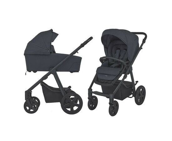 Коляска Espiro 2 в 1 Husky XL 2023 17 Graphite Wind (206764)