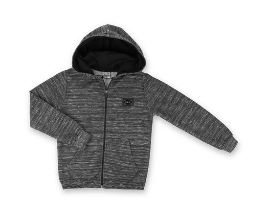 Спортивний костюм Breeze на блискавці меланжевий (9482-134B-black), зображення 2 Спортивний костюм Breeze на блискавці меланжевий (9482-134B-black), зображення 2