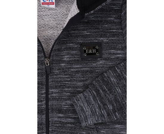 Спортивний костюм Breeze на блискавці меланжевий (9482-134B-black), зображення 7 Спортивний костюм Breeze на блискавці меланжевий (9482-134B-black), зображення 7