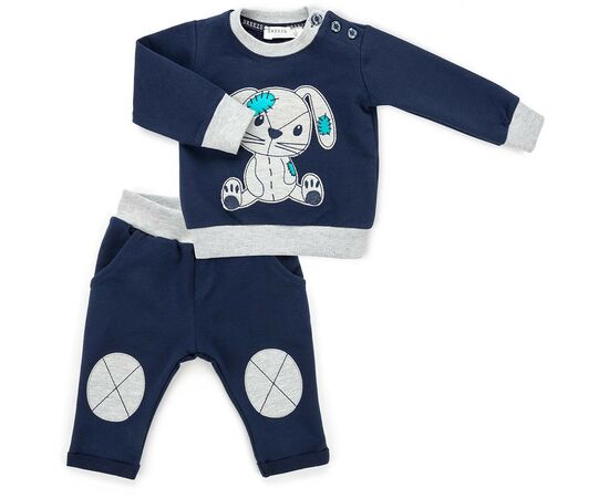 Набор детской одежды Breeze с зайцем (9513-74B-blue)