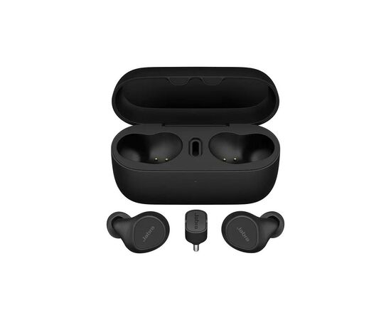 Наушники Jabra Evolve2 Buds USB-C MS Black (20797-999-899), изображение 7 Наушники Jabra Evolve2 Buds USB-C MS Black (20797-999-899), изображение 7