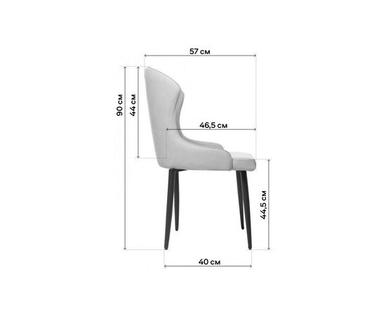 Кухонный стул GT Racer K-1010 Light Gray, изображение 11 Кухонный стул GT Racer K-1010 Light Gray, изображение 11