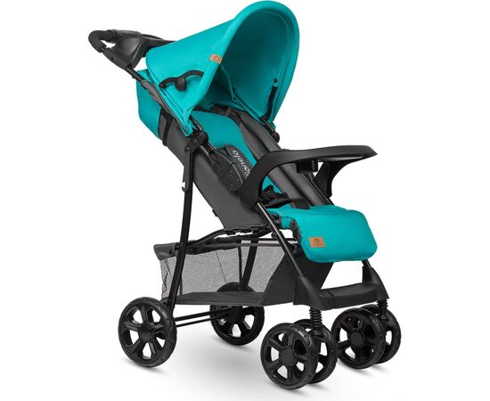 Коляска Lionelo Emma Plus Vivid Turquoise (LO-EMMA PLUS VIVID TURQUOISE), изображение 4 Коляска Lionelo Emma Plus Vivid Turquoise (LO-EMMA PLUS VIVID TURQUOISE), изображение 4