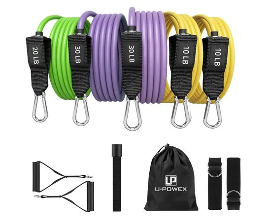 Эспандер U-Powex Resistance bands набір 5шт 100LB до 45кг (UP_1030_100LB), изображение 11 Эспандер U-Powex Resistance bands набір 5шт 100LB до 45кг (UP_1030_100LB), изображение 11