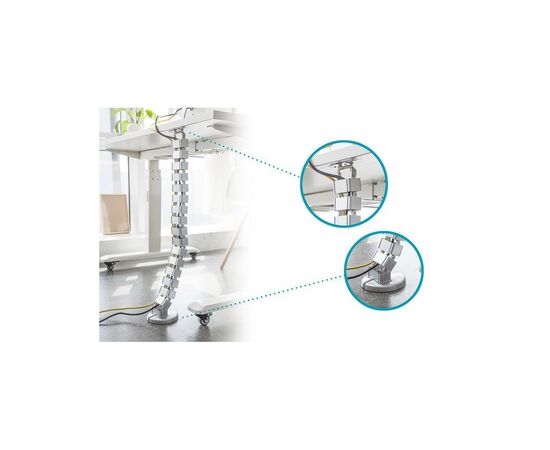 Держатель для кабеля Digitus гнучка кабельна трубка із кріпленням "гачок-петля", 2м (DA-90506), изображение 9 Держатель для кабеля Digitus гнучка кабельна трубка із кріпленням "гачок-петля", 2м (DA-90506), изображение 9