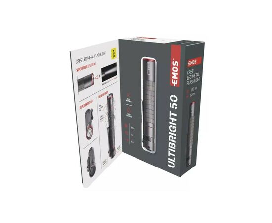 Фонарь EMOS P3150 100Lm 1AAA Metal (P3150), изображение 9 Фонарь EMOS P3150 100Lm 1AAA Metal (P3150), изображение 9