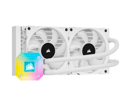 Система водного охлаждения Corsair iCUE H100i Elite Capellix RGB White (CW-9060050-WW), изображение 2 Система водного охлаждения Corsair iCUE H100i Elite Capellix RGB White (CW-9060050-WW), изображение 2