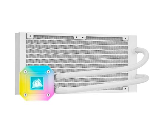 Система водного охлаждения Corsair iCUE H100i Elite Capellix RGB White (CW-9060050-WW), изображение 3 Система водного охлаждения Corsair iCUE H100i Elite Capellix RGB White (CW-9060050-WW), изображение 3