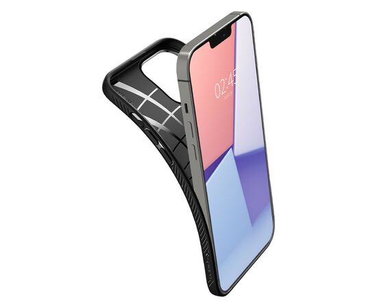Чехол для моб. телефона Spigen Spigen Apple iPhone 13 Pro Max Liquid Air, Matte Black (ACS03201), изображение 8 Чехол для моб. телефона Spigen Spigen Apple iPhone 13 Pro Max Liquid Air, Matte Black (ACS03201), изображение 8