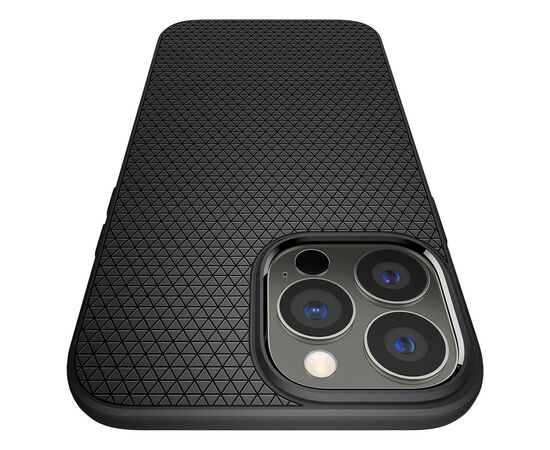 Чехол для моб. телефона Spigen Spigen Apple iPhone 13 Pro Max Liquid Air, Matte Black (ACS03201), изображение 9 Чехол для моб. телефона Spigen Spigen Apple iPhone 13 Pro Max Liquid Air, Matte Black (ACS03201), изображение 9