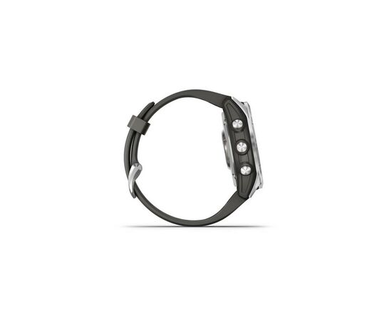 Смарт-часы Garmin fenix 7S Stainless Steel w/Graphite Band, GPS (010-02539-01), изображение 5 Смарт-часы Garmin fenix 7S Stainless Steel w/Graphite Band, GPS (010-02539-01), изображение 5