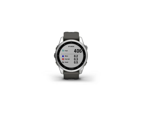 Смарт-часы Garmin fenix 7S Stainless Steel w/Graphite Band, GPS (010-02539-01), изображение 7 Смарт-часы Garmin fenix 7S Stainless Steel w/Graphite Band, GPS (010-02539-01), изображение 7