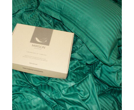 Постільна білизна MirSon Satin 30-0017Green 160х220 Сімейний (2200005254127), зображення 11