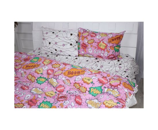 Постільна білизна MirSon Бязь Ranforce Elite 17-0512 Bombs pink Сімейний 160x220 (2200004733357), зображення 2 Постільна білизна MirSon Бязь Ranforce Elite 17-0512 Bombs pink Сімейний 160x220 (2200004733357), зображення 2
