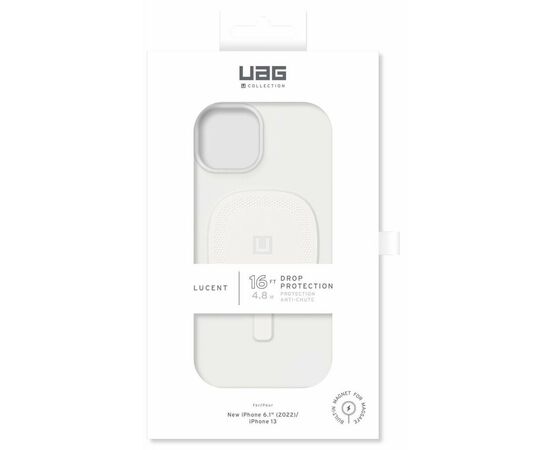 Чохол до моб. телефона Uag [U] Apple iPhone 14 Lucent 2.0 Magsafe, Marshmallow (114076313535), зображення 12