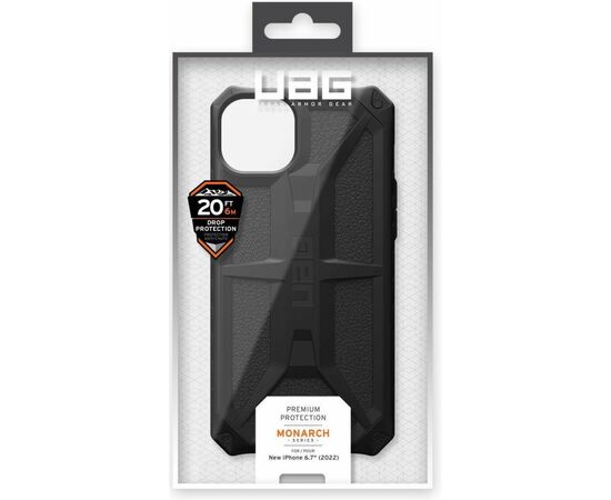 Чехол для моб. телефона Uag Apple iPhone 14 Plus Monarch, Black (114033114040), изображение 11