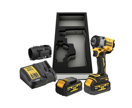 Гайковерт DeWALT 18 В XR Li-lon,406 Нм, 5 Ah, 2 АКБ, ЗУ, TSTAK (DCF923P2G), изображение 12 Гайковерт DeWALT 18 В XR Li-lon,406 Нм, 5 Ah, 2 АКБ, ЗУ, TSTAK (DCF923P2G), изображение 12