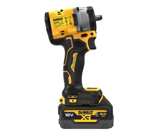 Гайковерт DeWALT 18 В XR Li-lon,406 Нм, 5 Ah, 2 АКБ, ЗУ, TSTAK (DCF923P2G), изображение 4 Гайковерт DeWALT 18 В XR Li-lon,406 Нм, 5 Ah, 2 АКБ, ЗУ, TSTAK (DCF923P2G), изображение 4