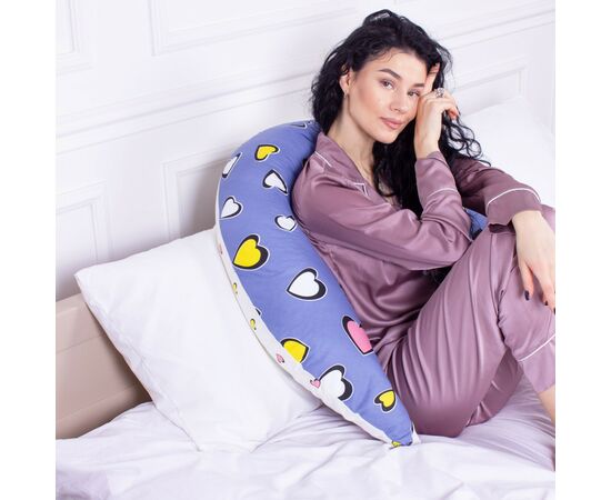 Подушка MirSon для беременных и кормления №8320 Print Line 17-0143 Mayya Бязь 30х170х20 см (2200006200451), изображение 6 Подушка MirSon для беременных и кормления №8320 Print Line 17-0143 Mayya Бязь 30х170х20 см (2200006200451), изображение 6
