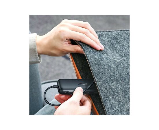 Переходник USB2.0 Type-C to VGA V1.2/HDMI V2.0b/DP V1.2a CM260 black Ugreen (60568), изображение 10 Переходник USB2.0 Type-C to VGA V1.2/HDMI V2.0b/DP V1.2a CM260 black Ugreen (60568), изображение 10