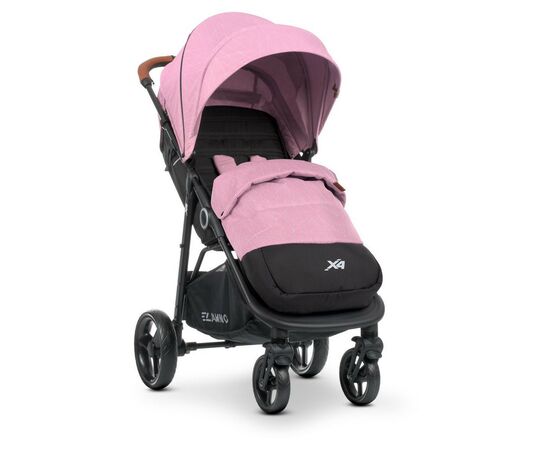 Коляска El Camino X4 (ME 1024 pink lines), изображение 3 Коляска El Camino X4 (ME 1024 pink lines), изображение 3