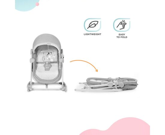 Кресло-качалка Kinderkraft 5 в 1 Nola Stone Grey (5902533917723), изображение 10 Кресло-качалка Kinderkraft 5 в 1 Nola Stone Grey (5902533917723), изображение 10
