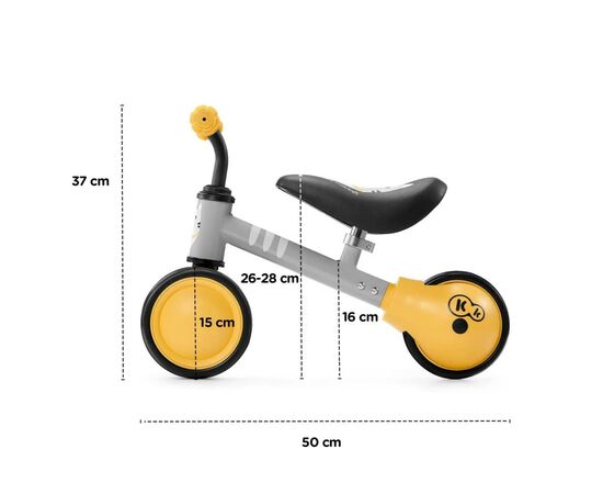 Беговел Kinderkraft Cutie каталка Honey (KKRCUTIHNY0000) (5902533913619), изображение 7